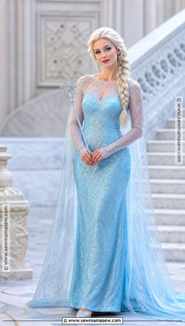 Elsa Ice Queen Costume - 30 blue costumes