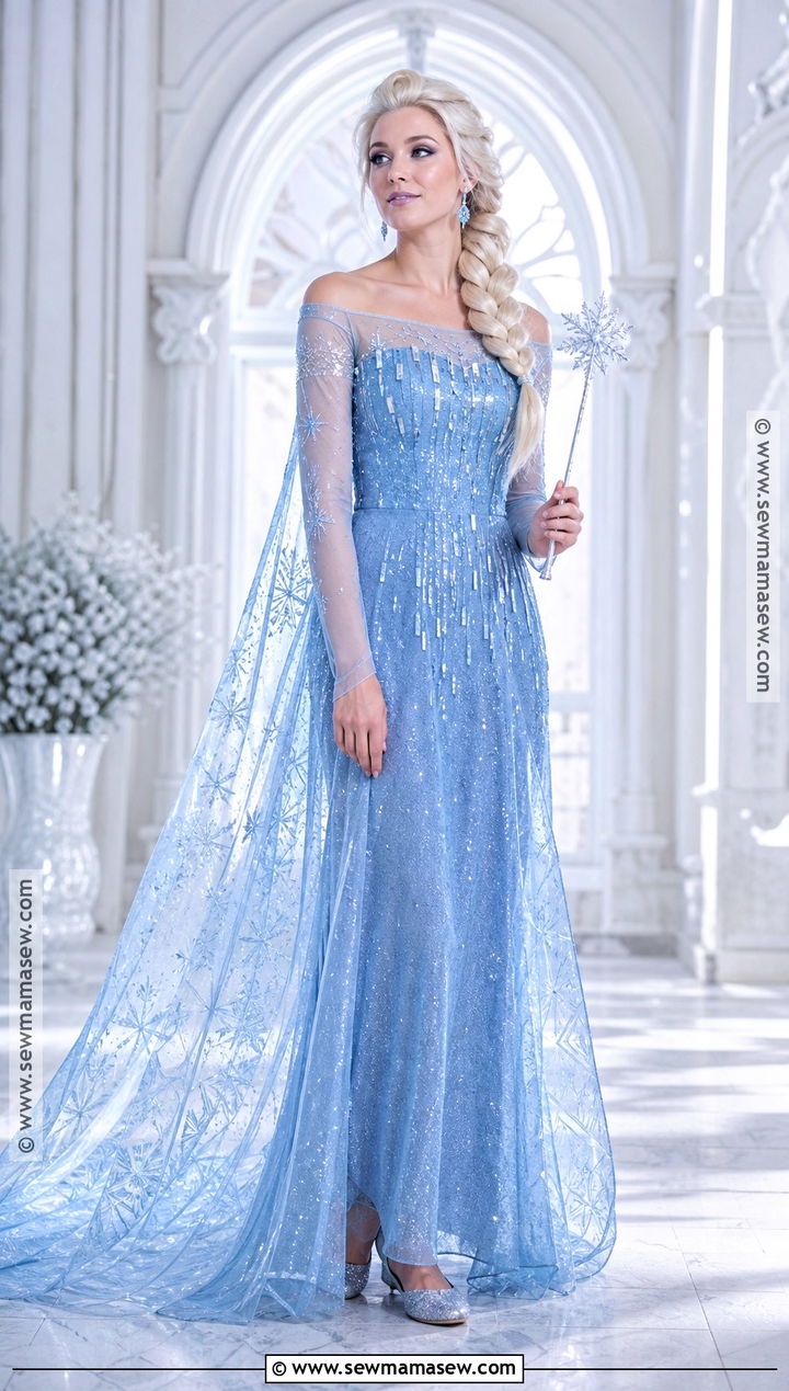 Elsa Ice Queen Costume - 35 blonde halloween costume ideas