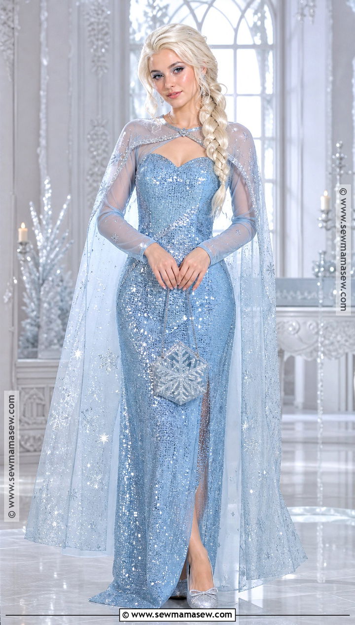 Elsa Ice Queen Costume - 30 blonde girl halloween costumes