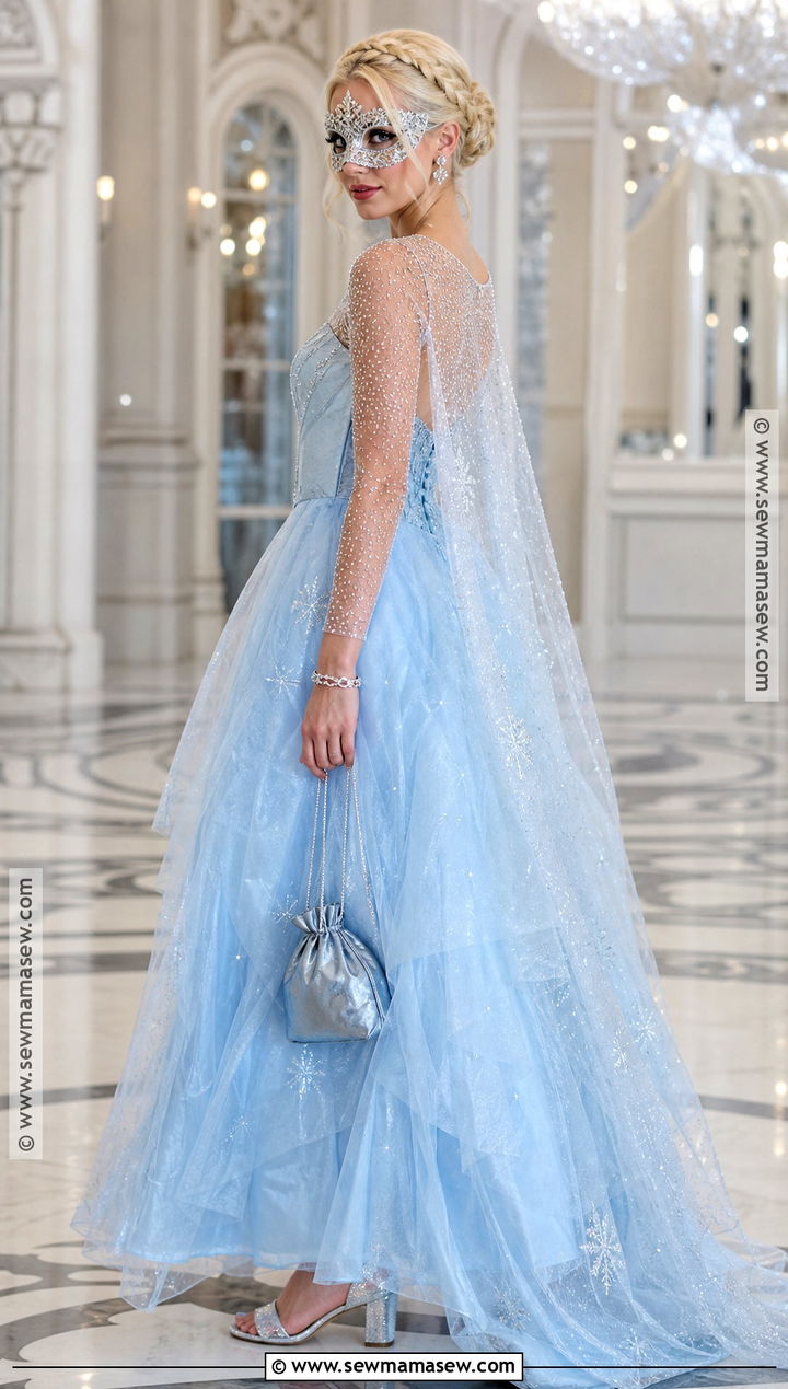 Elsa Masquerade Costume - 30 elsa frozen costume ideas