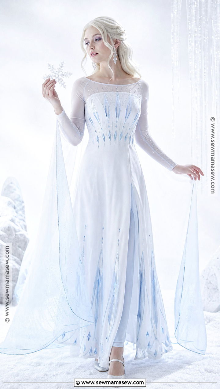 Elsa White Spirit Dress Costume - 40 disney princess halloween costumes