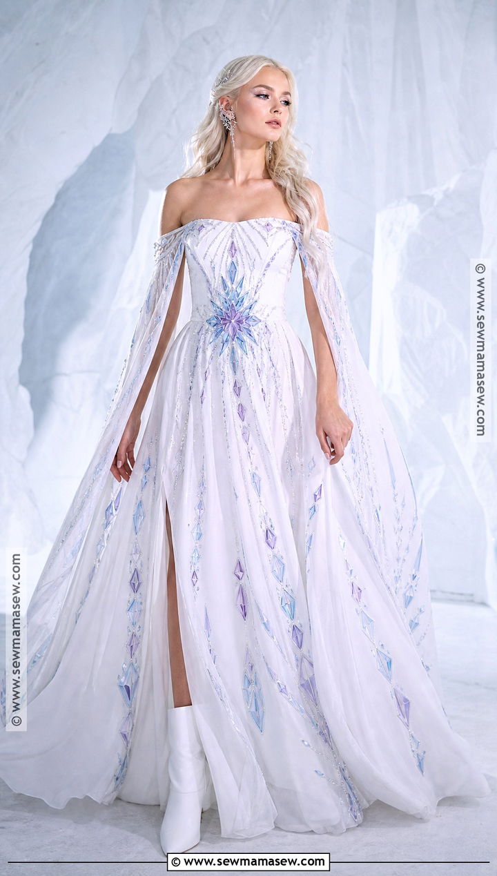 Elsa White Spirit Dress Costume - 30 elsa frozen costume ideas