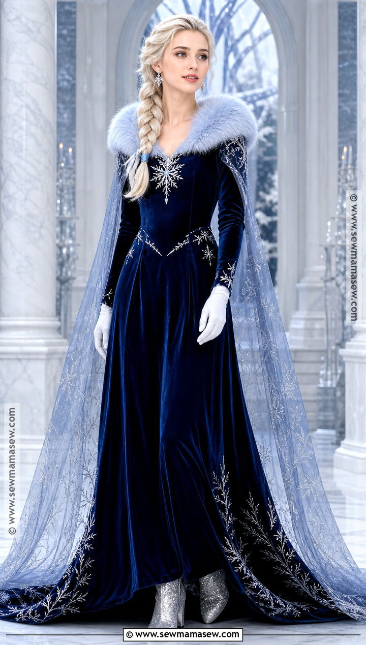Elsa Winter Celebration Costume - 30 elsa frozen costume ideas