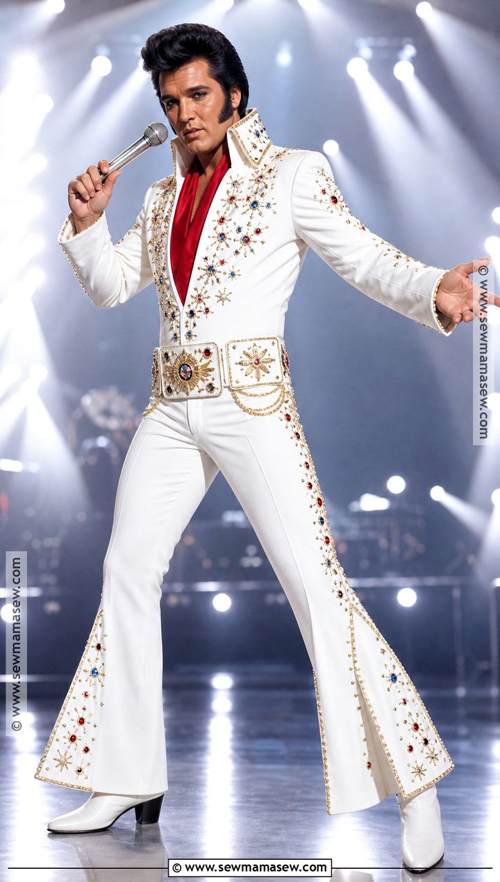 Elvis Costume With White Jumpsuit - 30 costumes for guys