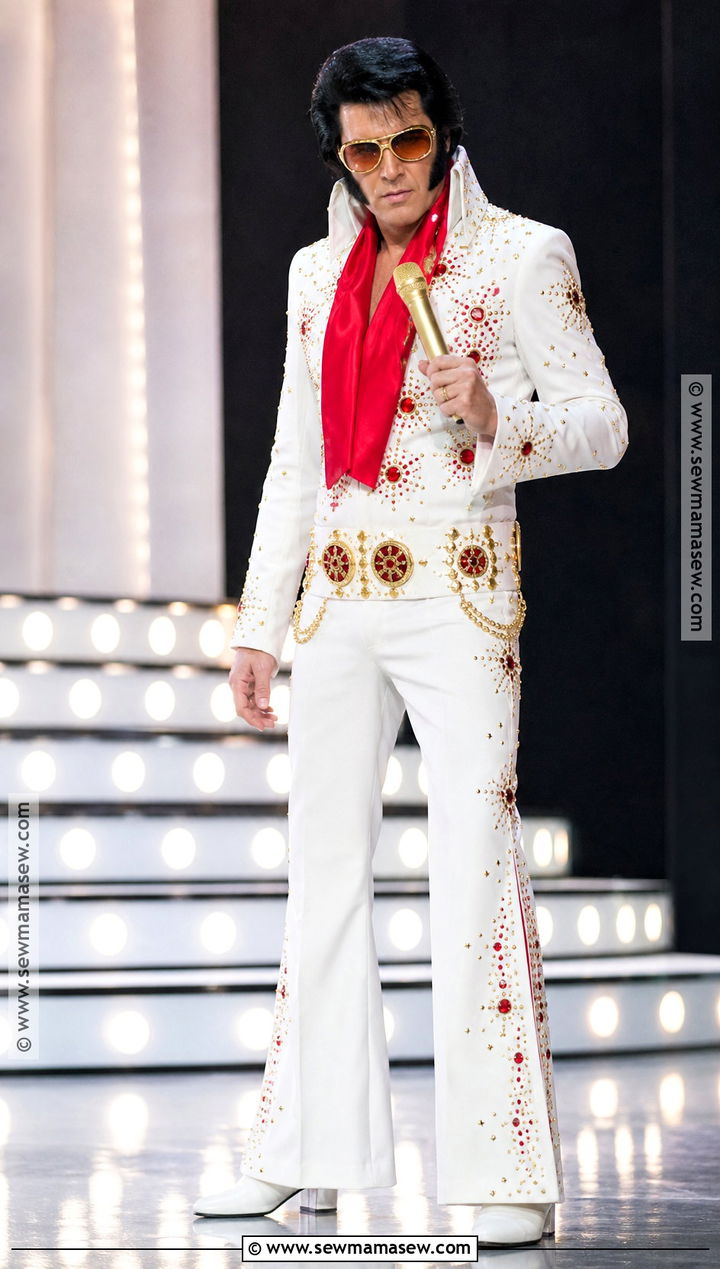 Elvis Presley Costume With White Jumpsuit - 45 mens halloween costumes