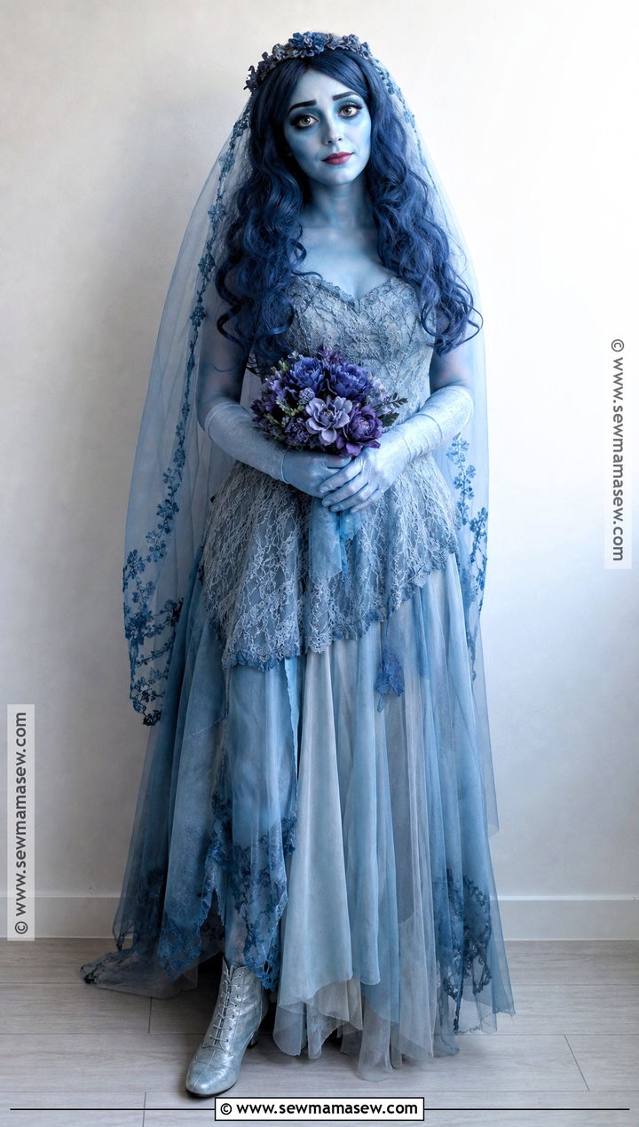 Emily Corpse Bride Costume - 30 halloween bride costumes