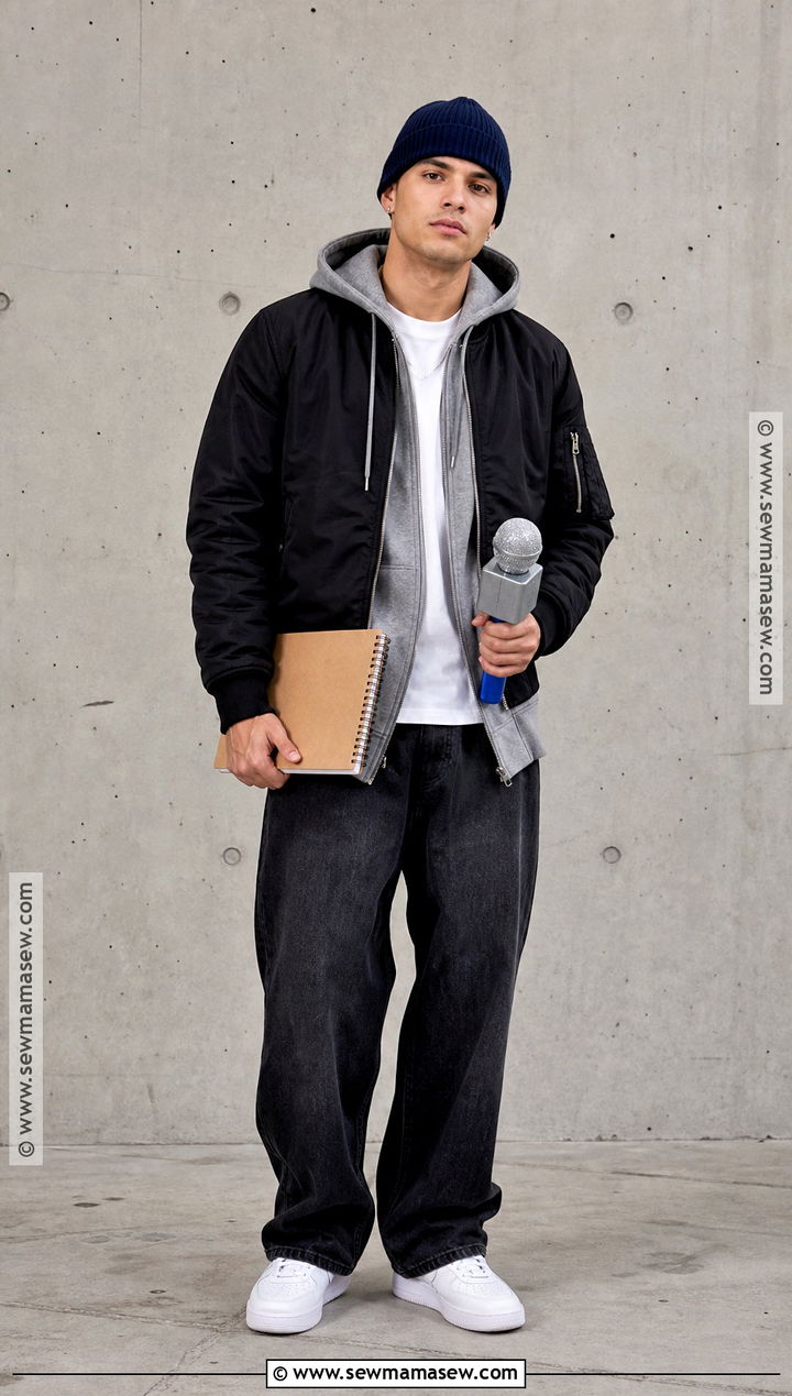 Eminem Gray Hoodie Costume - 35 rapper halloween costume ideas