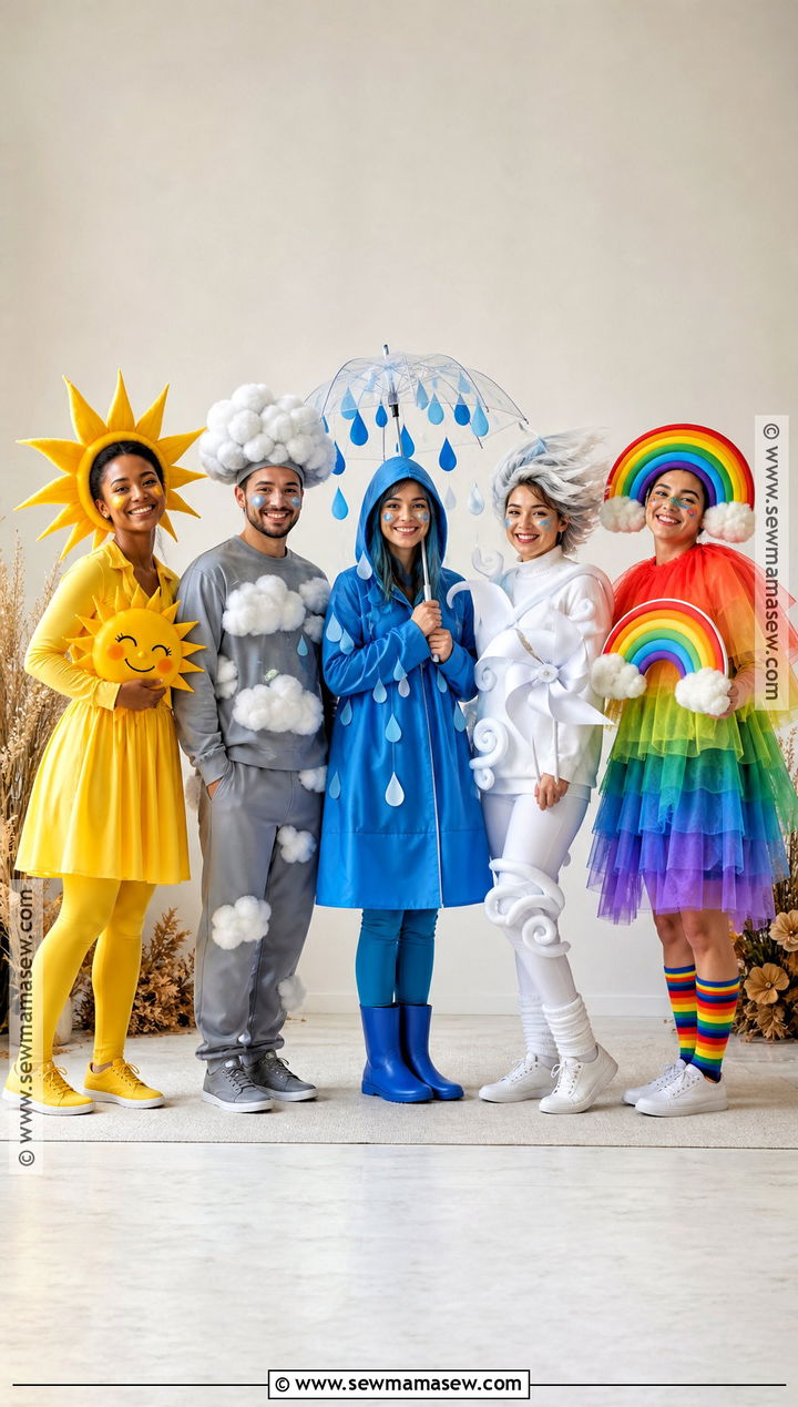 Emotional Weather Group Costume - 45 clever halloween costumes
