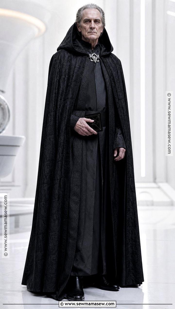 Emperor Palpatine Costume With Black Robe - 30 Easy Star Wars Costumes
