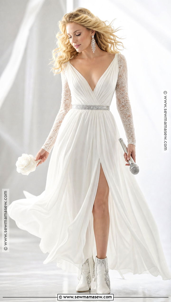 Empire Shakira Costume With White Gown - 35 shakira costume ideas