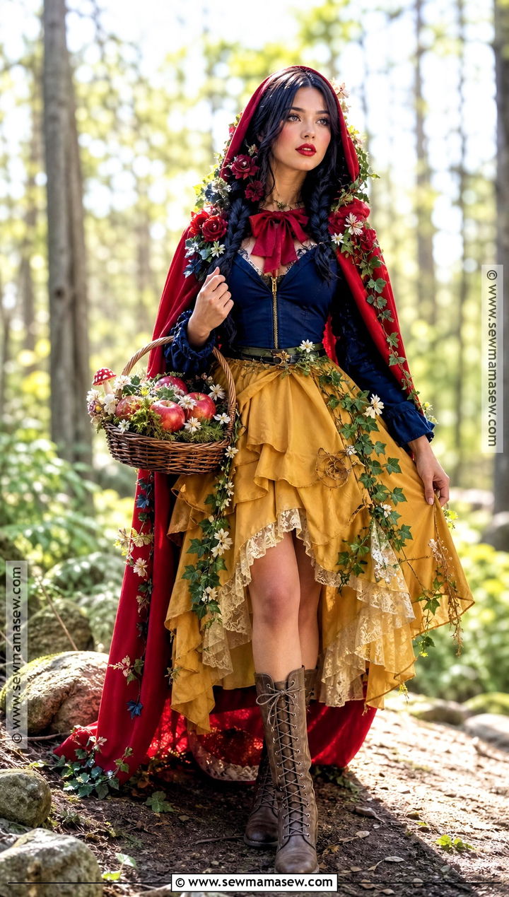 Enchanted Forest Snow White Costume - 40 snow white halloween costume ideas