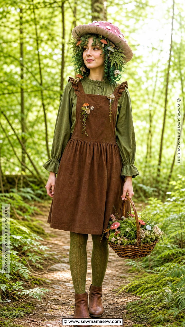 Enchanted Mushroom Costume With Green Hair - 30 green hair halloween costumes