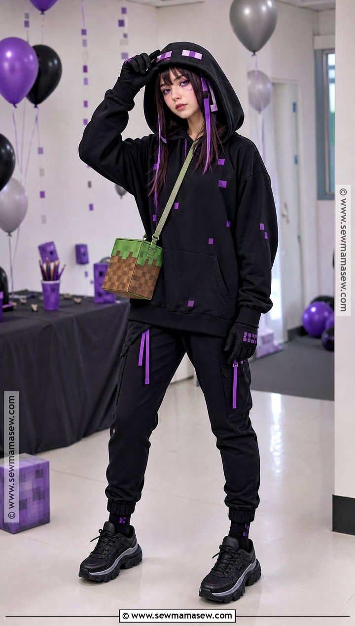 Enderman Hoodie Cosplay - 35 enderman cosplay ideas