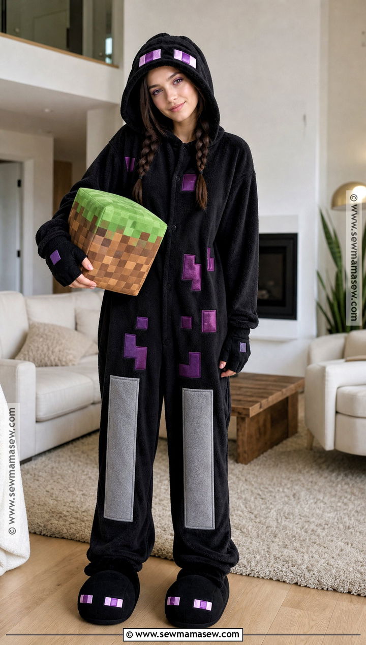 Enderman Pajama Cosplay - 35 enderman cosplay ideas