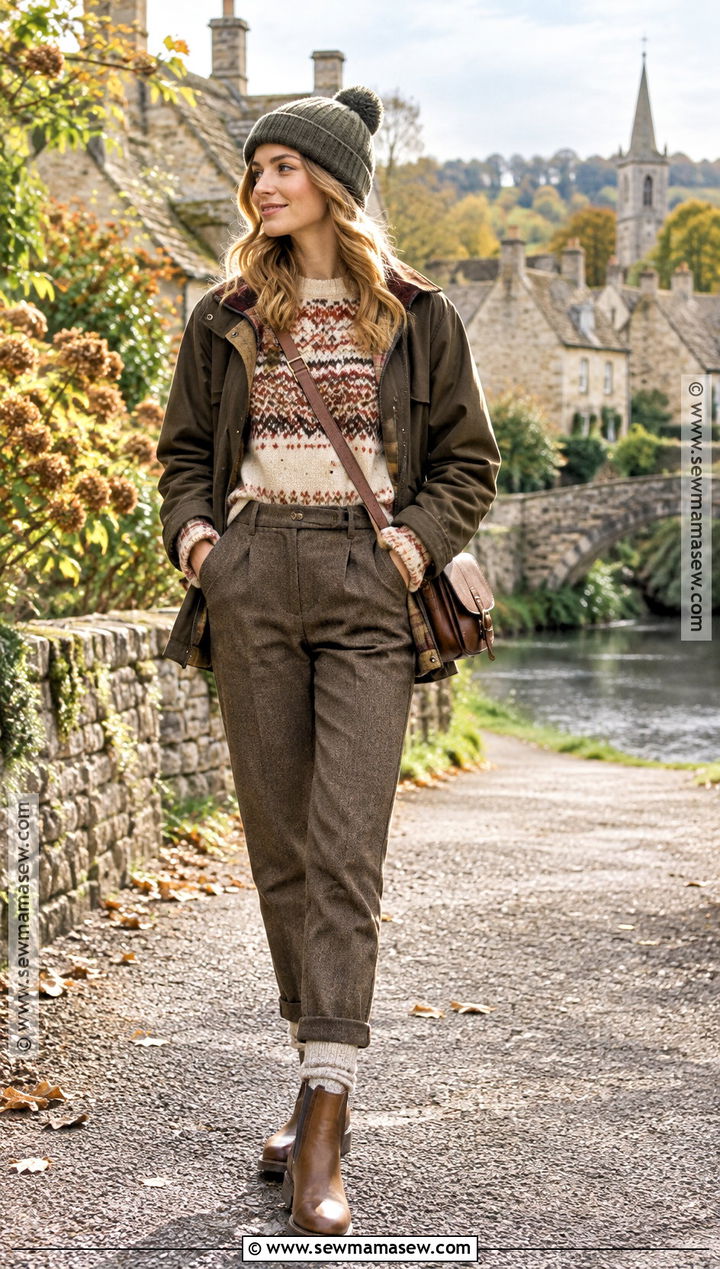 England Fall Fair Isle Sweater Outfit - 20 England Fall Outfits