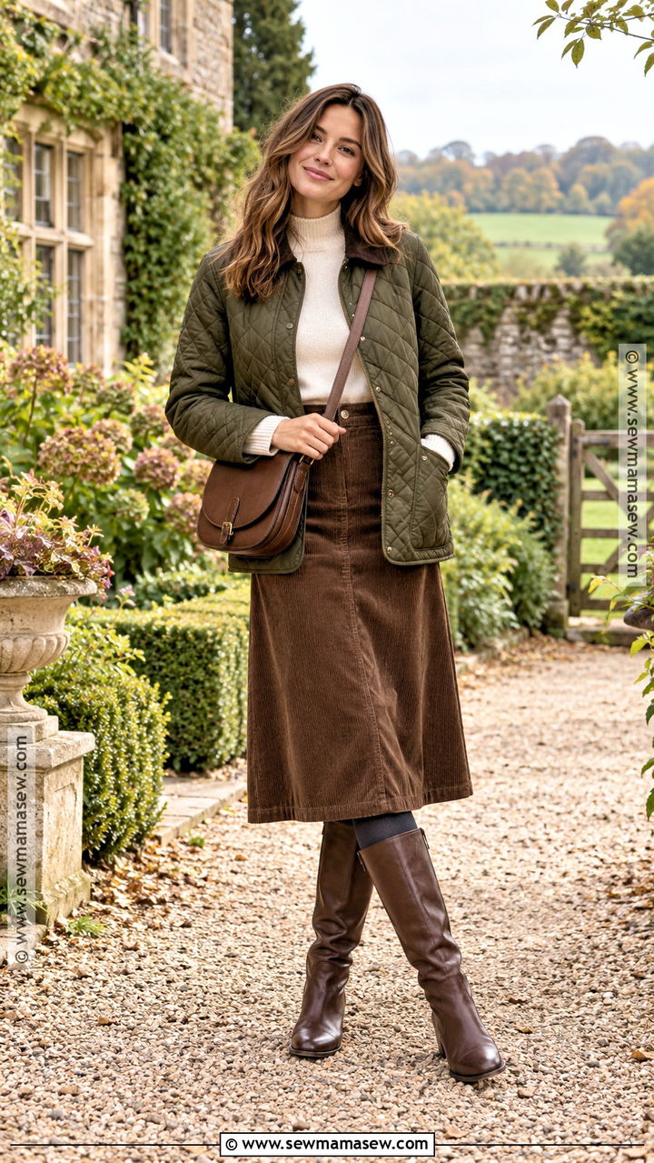 England Fall Quilted Jacket Outfit - 20 England Fall Outfits