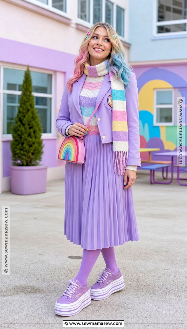 Enid Sinclair Colorful School Costume - 40 blonde costume ideas