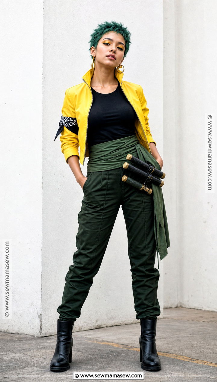 Enies Lobby Zoro Cosplay With Yellow Jacket - 30 zoro cosplay ideas for girls