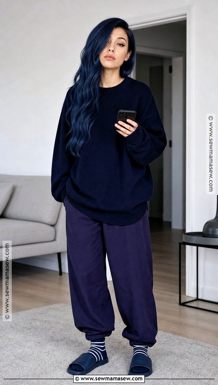 Ennui Halloween Costume With Oversized Sweater - 40 inside out halloween costume ideas
