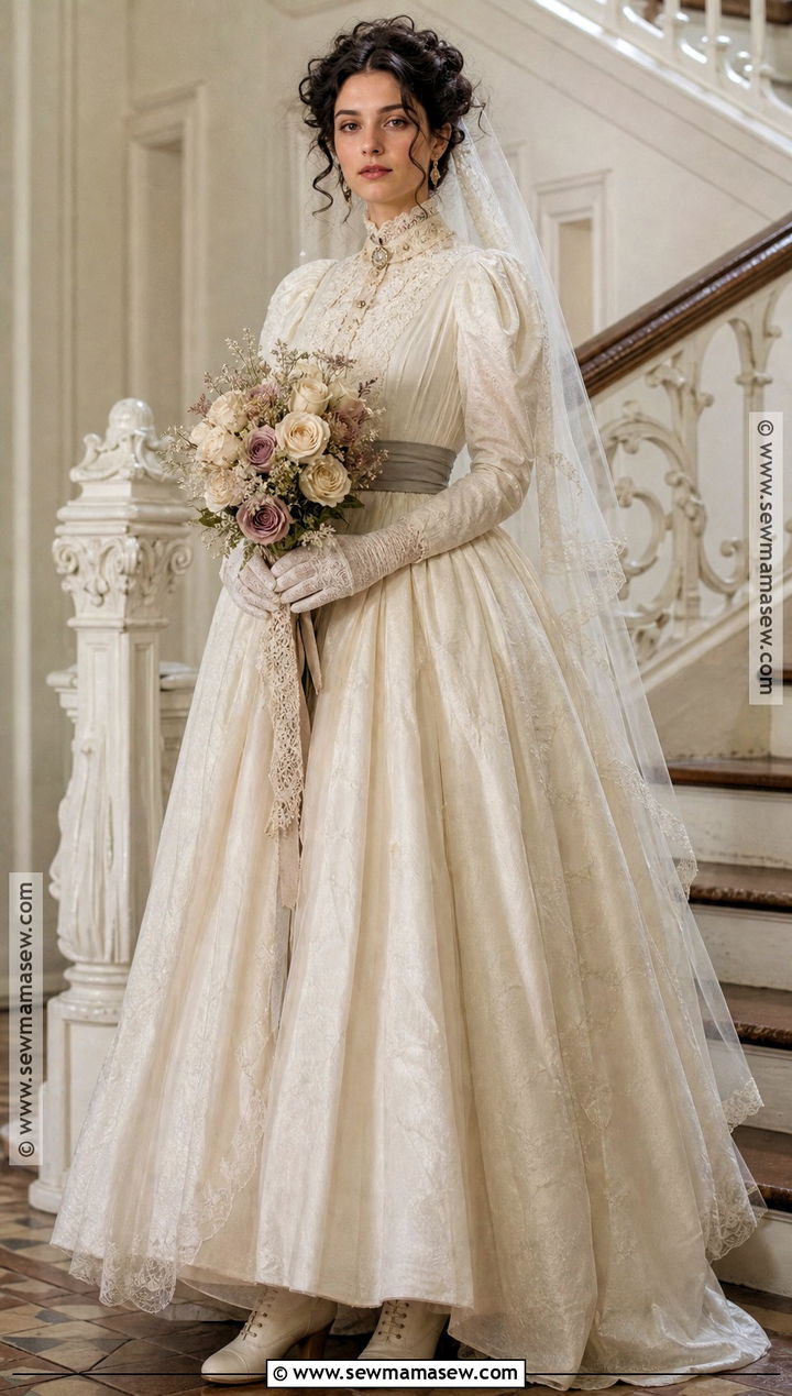 Enola Sciotti Victorian Bride Crimson Peak Costume - 30 Crimson Peak Costumes