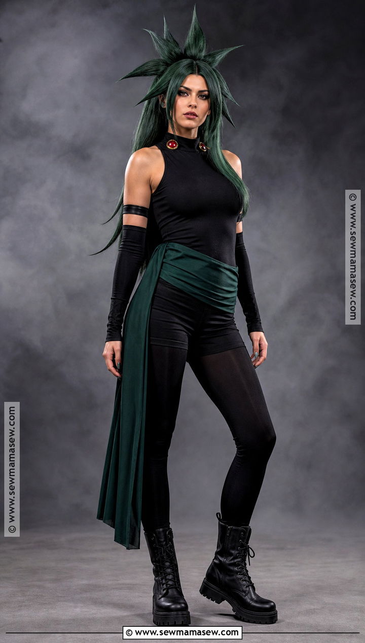 Envy Costume With Long Green Hair - 30 green hair costume ideas