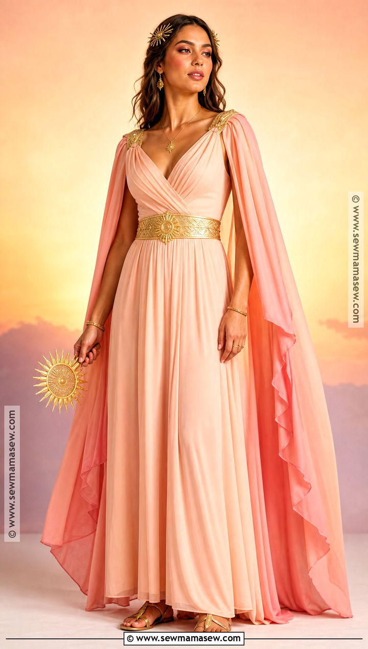 Eos Dawn Goddess Costume - 35 Goddess Halloween Costume Ideas