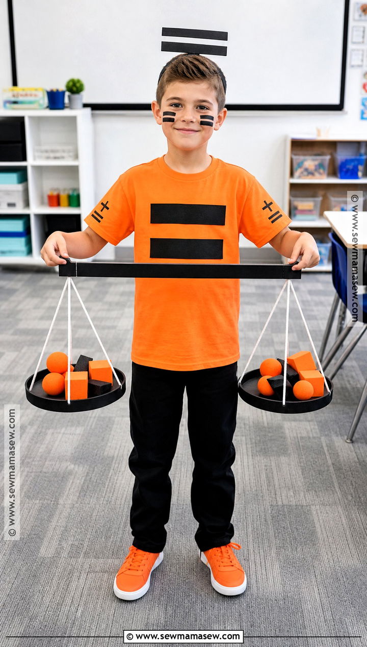 Equals Sign Maths Day Costume - 30 maths day costumes for kids