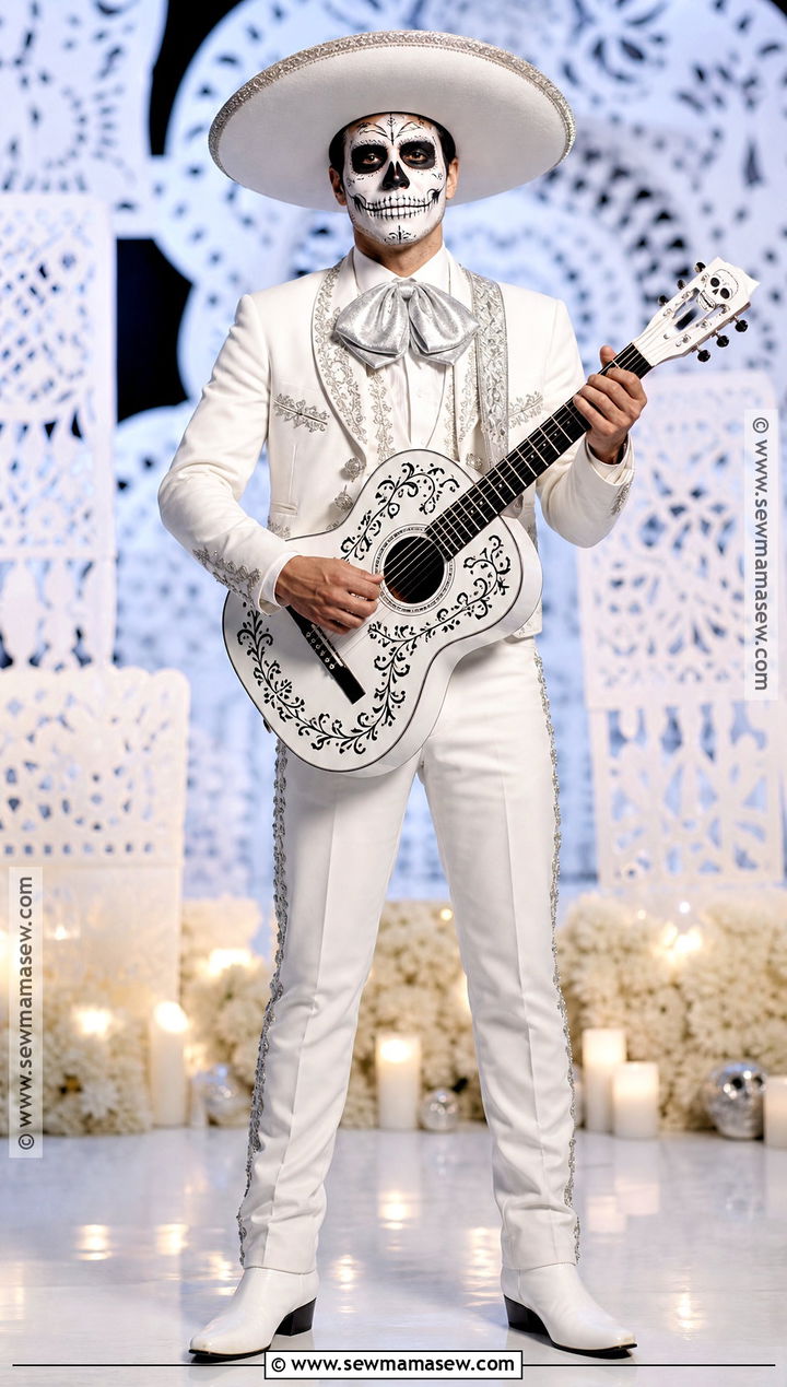 Ernesto De La Cruz White Suit Costume - 30 coco halloween costume ideas