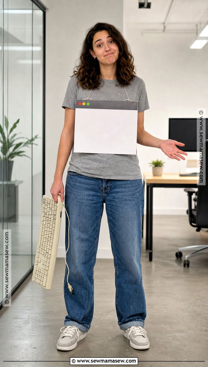 Error 404 Costume - 40 low effort halloween costume ideas