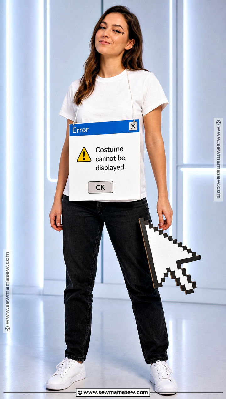 Error 404 Costume - 40 simple costumes