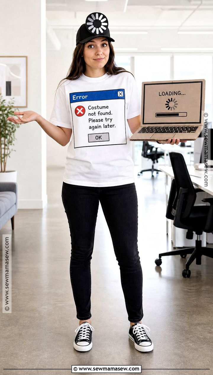 Error 404 Costume Not Found - 30 Easy Homemade Halloween Costumes