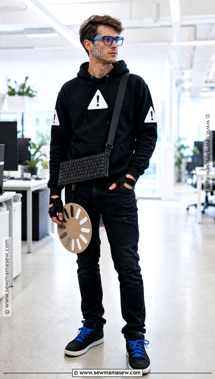 Error 404 Costume With Tech Outfit - 40 halloween costumes for men