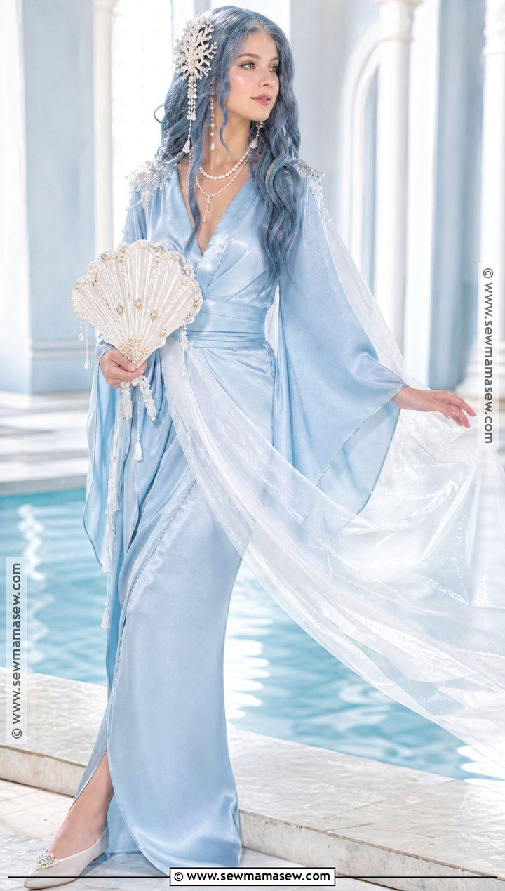 Ethereal Satin Sea Fairy Cookie Costume - 30 Sea Fairy Cookie Costume Ideas