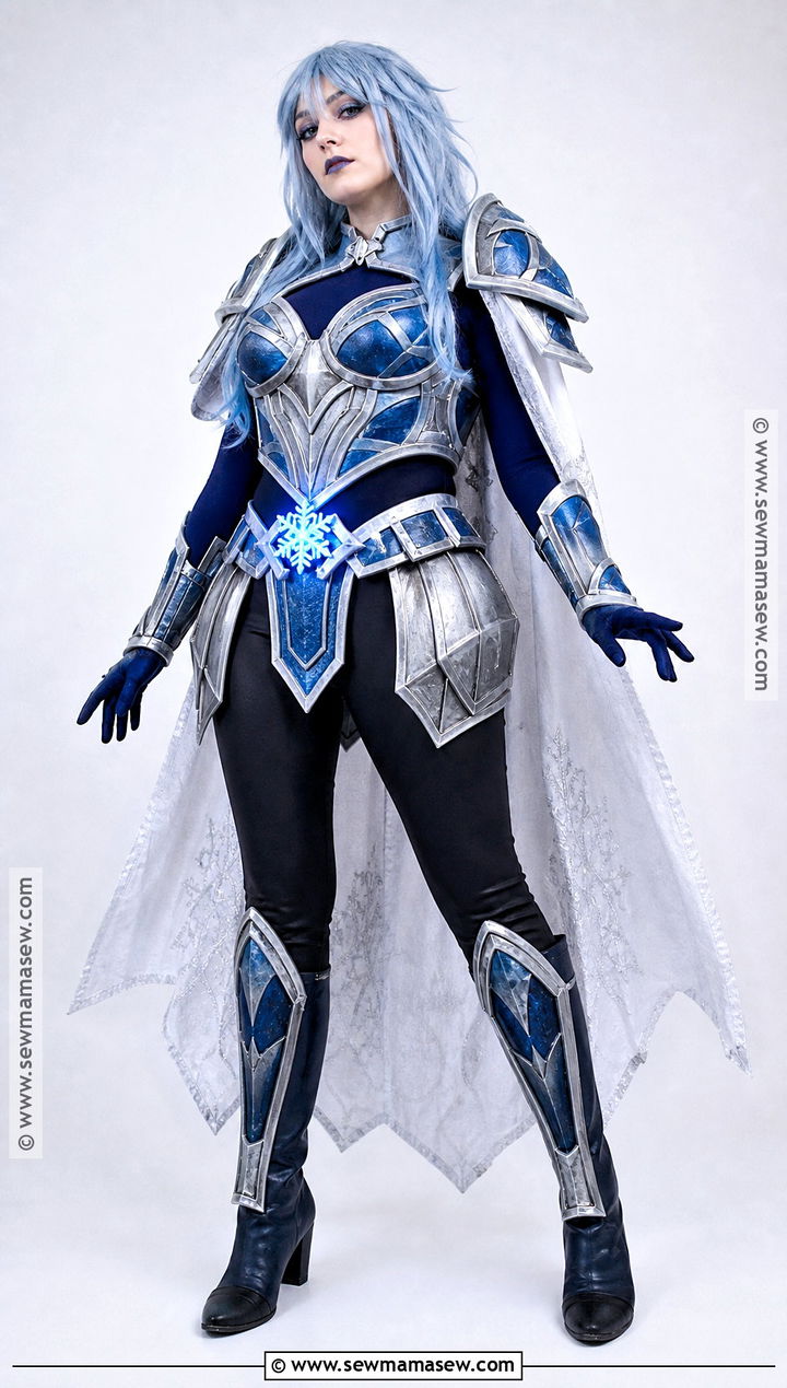 Eula Armor Cosplay With Silver Chest Piece - 30 eula cosplay ideas