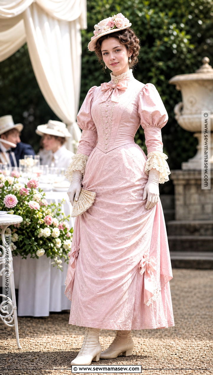 Eunice McMichael Pink Dress Crimson Peak Costume - 30 Crimson Peak Costumes