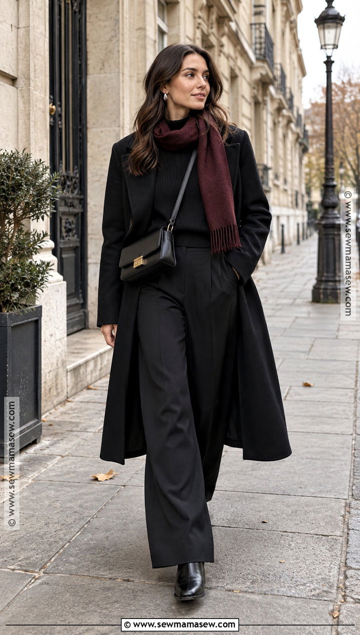 Europe Fall All Black Outfit - 20 Europe Capsule Wardrobe Fall Ideas