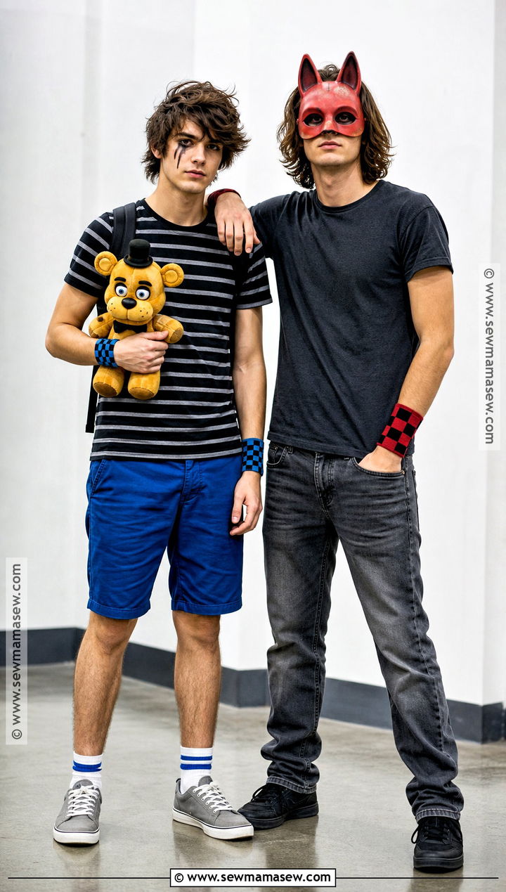 Evan Afton And Fox Mask Brother Cosplay - 30 Evan Afton Cosplay Ideas