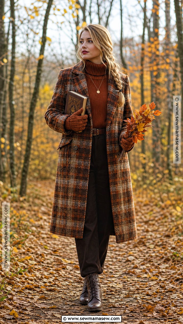 Evermore Plaid Coat Costume - 30 taylor swift costume ideas