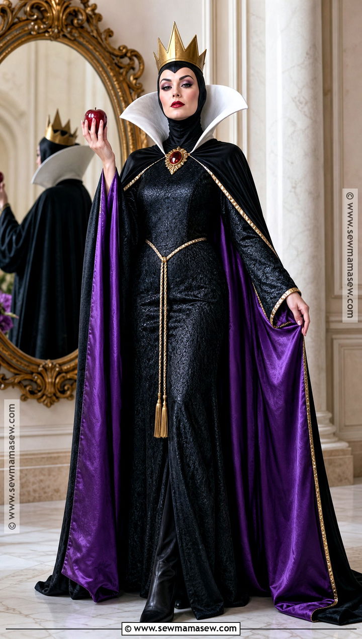 Evil Queen Costume - 30 woman in black costume ideas