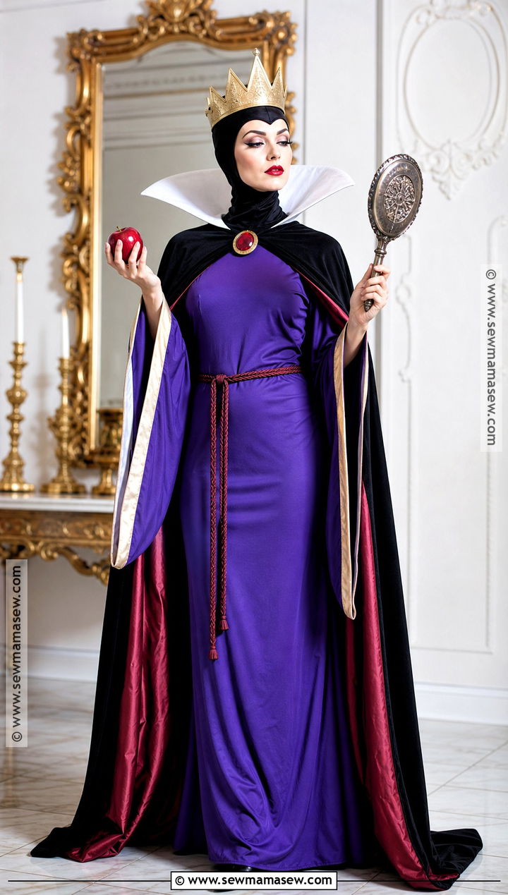Evil Queen Costume With Purple Gown - 30 Disney Villain Costumes for Women