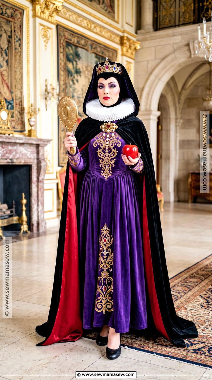 Evil Queen Costume With Purple Gown - 35 disney costume ideas