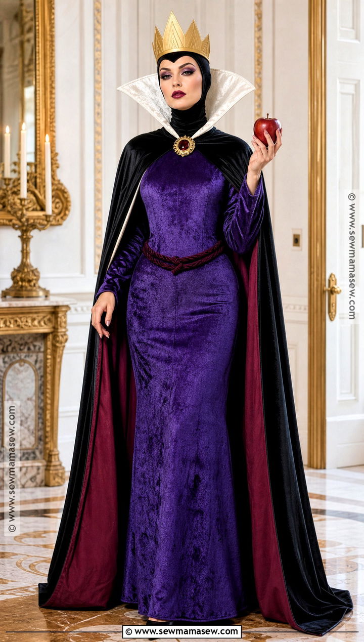 Evil Queen Costume With Purple Gown - 40 disney villain costumes