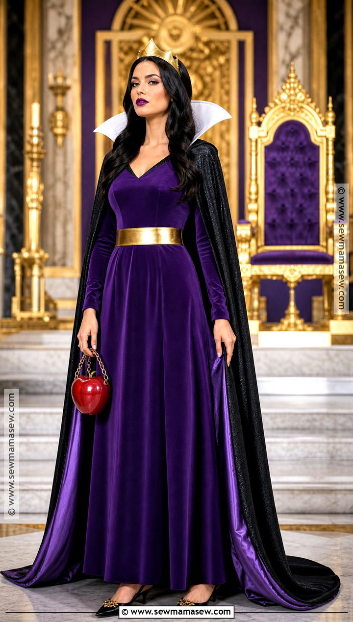 Evil Queen Halloween Outfit With Purple Dress - 30 disney halloween outfits for women