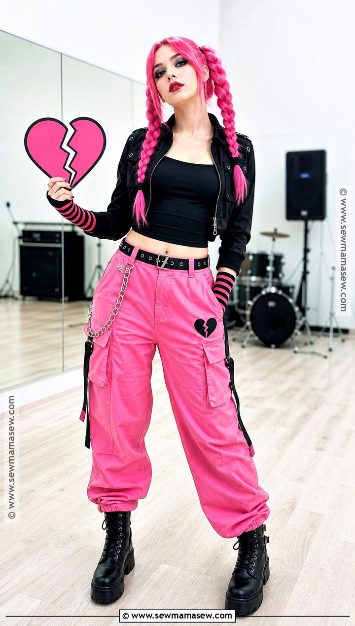 Ex Girlfriend Pink Braids Gwen Stefani Costume - 30 gwen stefani costume ideas