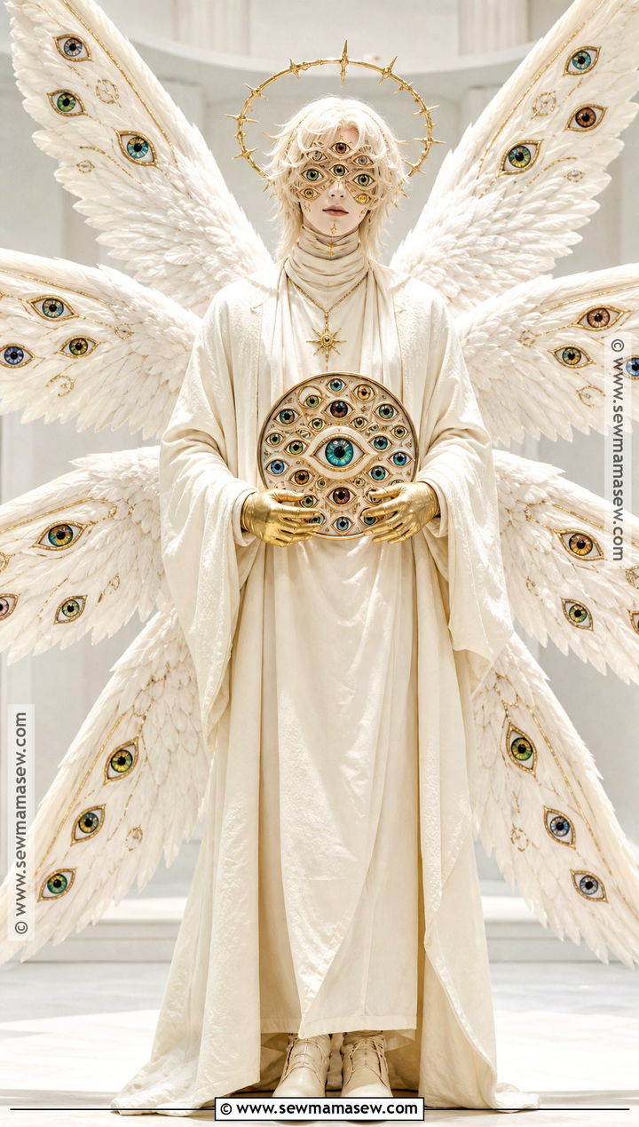 Eye Covered Wing Seraphim Costume - 30 Seraphim Costume Ideas