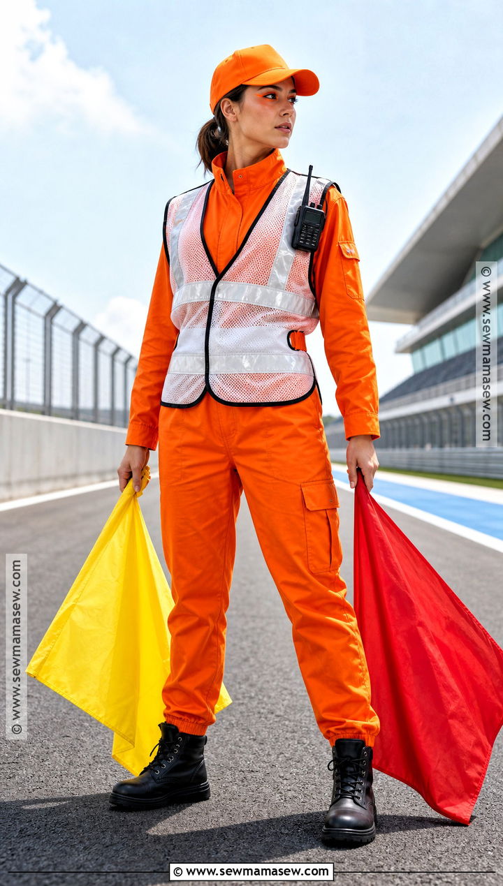 F1 Race Marshal Costume - 30 F1 Halloween Costume Ideas for Women
