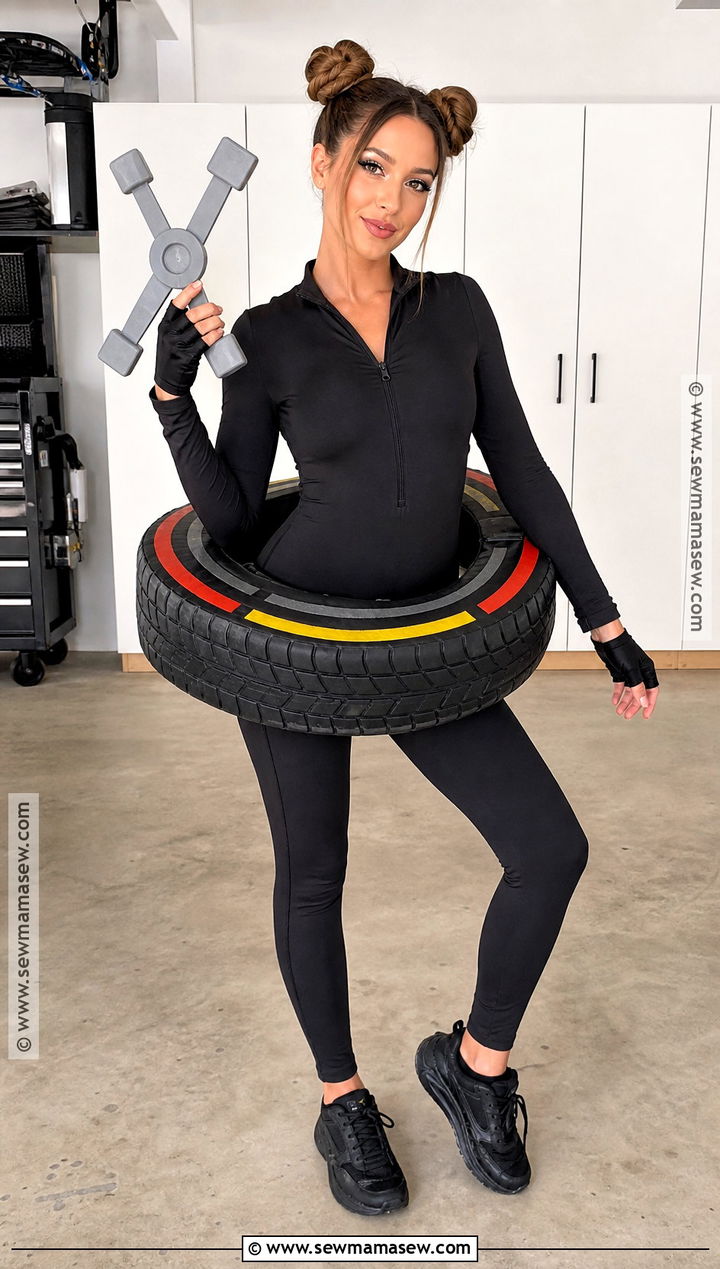 F1 Racing Tire Costume - 30 F1 Halloween Costume Ideas for Women