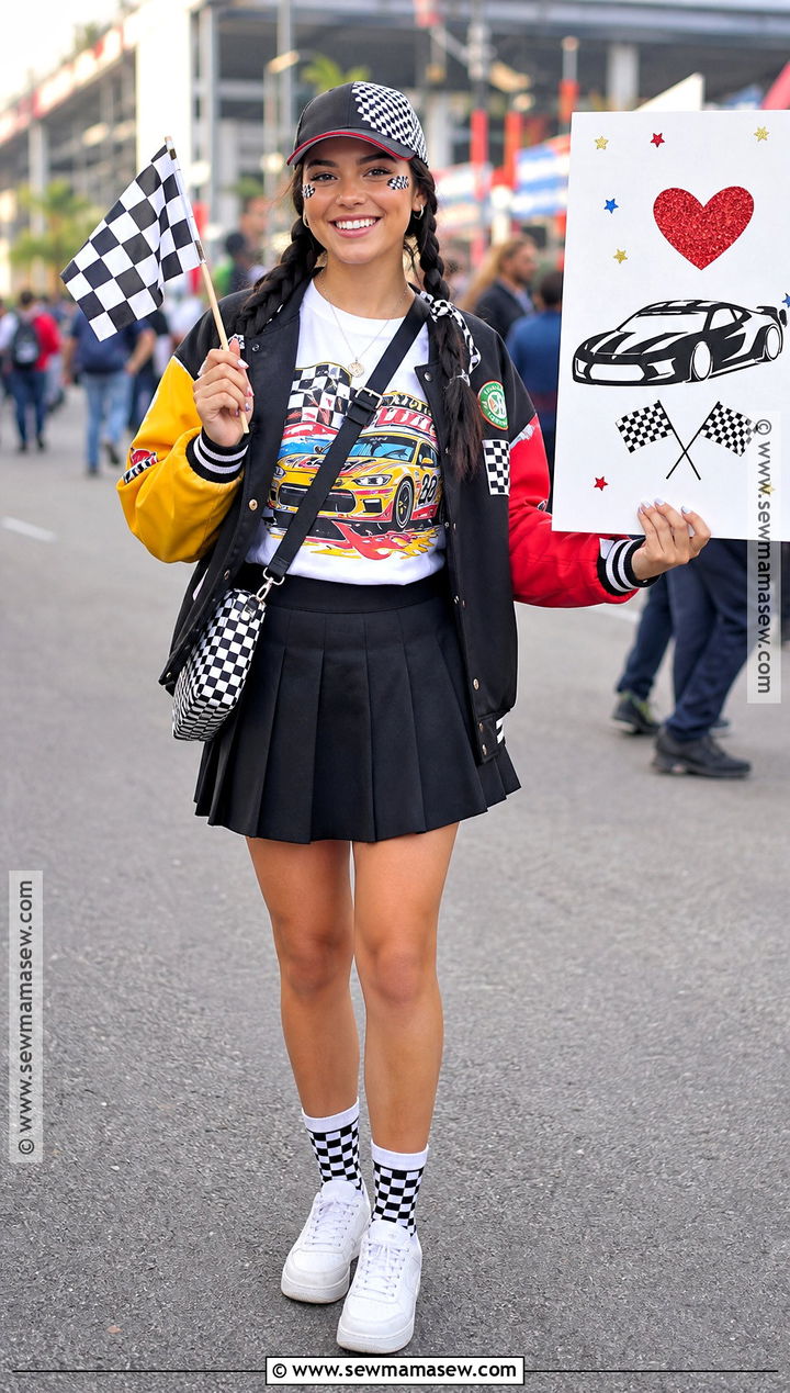 F1 Superfan Costume - 30 F1 Halloween Costume Ideas for Women