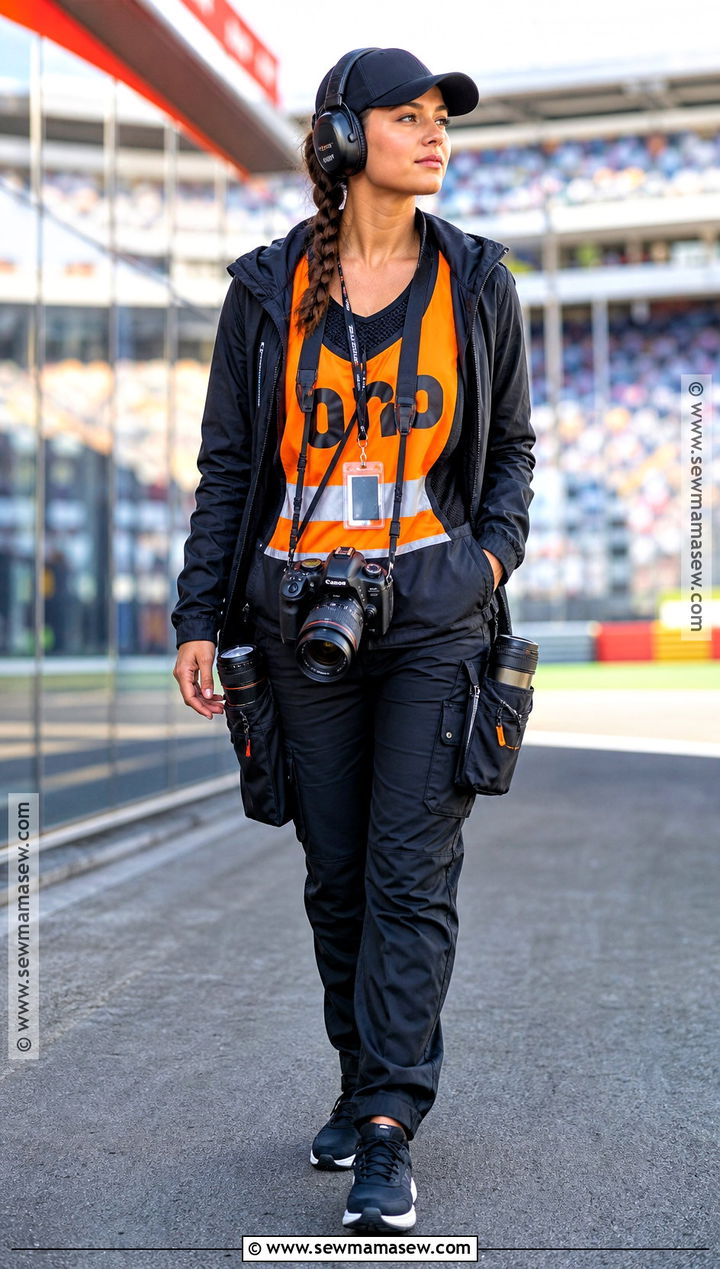 F1 Track Photographer Costume - 30 F1 Halloween Costume Ideas for Women