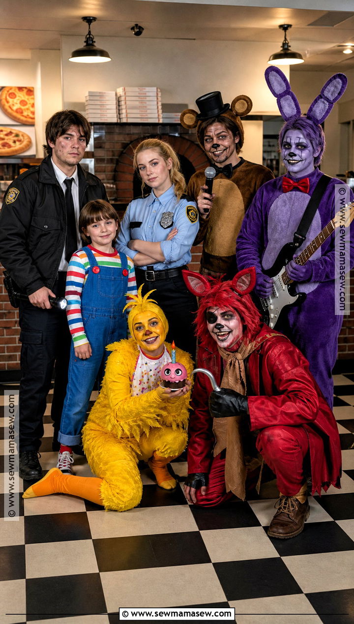 FNAF Movie Character Group Costume - 30 fnaf group costume ideas